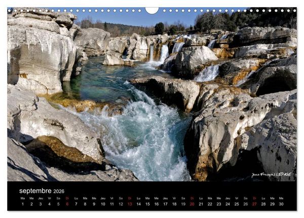 Produktbild: La vall&eacute;e de la C&eacute;ze Gard (Calendrier mural 2026 DIN A3 vertical), CALVENDO calendrier mensuel