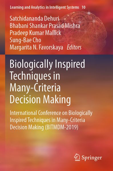 Produktbild: Biologically Inspired Techniques in Many-Criteria Decision Making