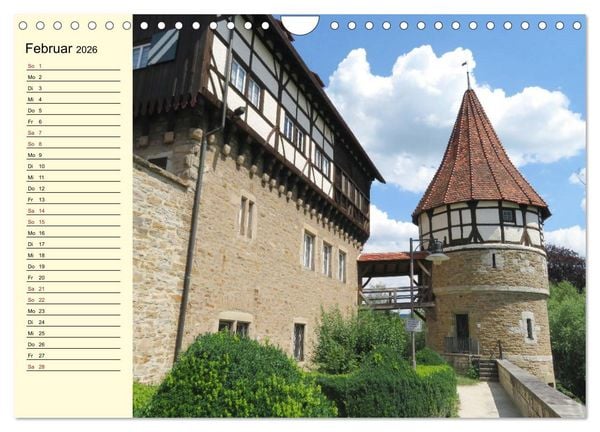 Produktbild: Sehenswertes in Baden-W&uuml;rttemberg erleben (Wandkalender 2026 DIN A4 quer), CALVENDO Monatskalender