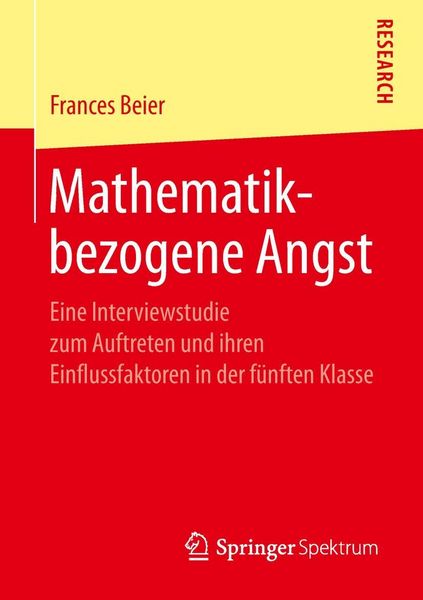 Produktbild: Mathematikbezogene Angst