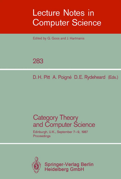Produktbild: Category Theory and Computer Science