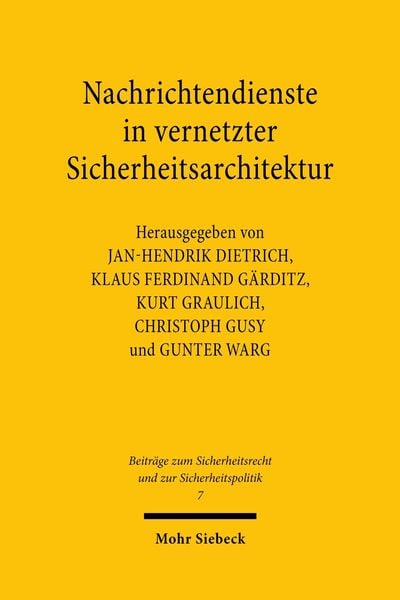 Produktbild: Nachrichtendienste in vernetzter Sicherheitsarchitektur