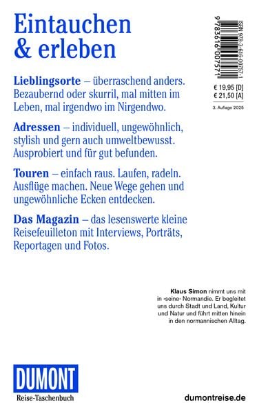 Produktbild: DUMONT Reise-Taschenbuch Reisef&uuml;hrer Normandie