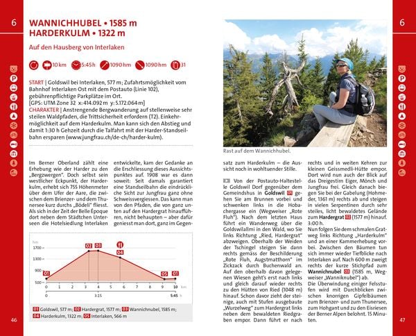 Produktbild: Kümmerly+Frey Wanderführer Berner Oberland