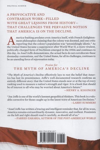 Produktbild: The Myth of America's Decline: Politics, Economics, and a Half Century of False Prophecies