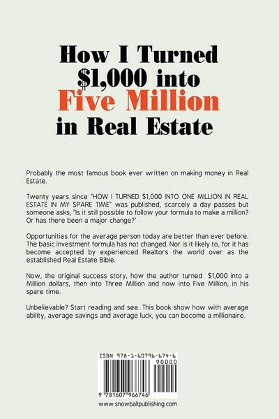 Produktbild: How I Turned $1,000 Into Five Million in Real Estate in My Spare Time