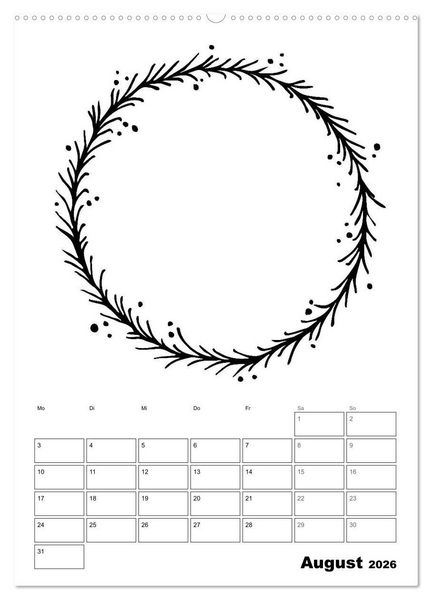 Produktbild: Rahmen Bastel-Kalender - DIY Fotos-Spr&uuml;che-Zitate (hochwertiger Premium Wandkalender 2026 DIN A2 hoch), Kunstdruck in Hochglanz