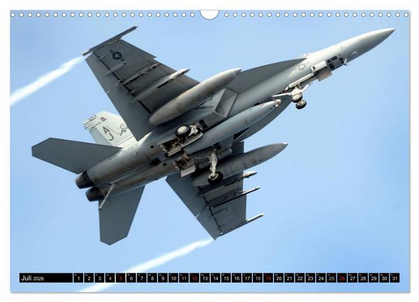 Produktbild: Kriegstechnik. Kampfjet-Impressionen (Wandkalender 2026 DIN A3 quer), CALVENDO Monatskalender