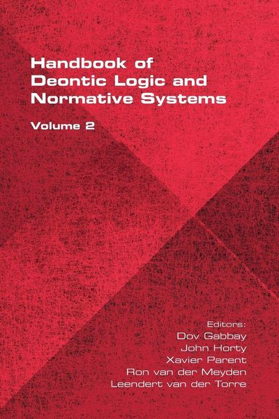 Produktbild: The Handbook of Deontic Logic and Normative Systems, Volume 2
