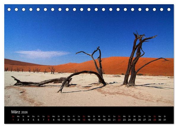 Produktbild: Abenteuer Afrika (Tischkalender 2026 DIN A5 quer), CALVENDO Monatskalender