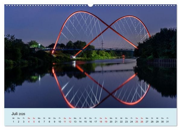 Produktbild: Ruhrnights (Wandkalender 2026 DIN A2 quer), CALVENDO Monatskalender