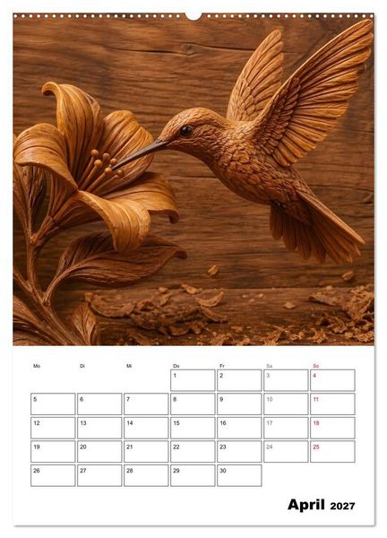 Produktbild: Kolibri-Welten (hochwertiger Premium Wandkalender 2027 DIN A2 hoch), Kunstdruck in Hochglanz