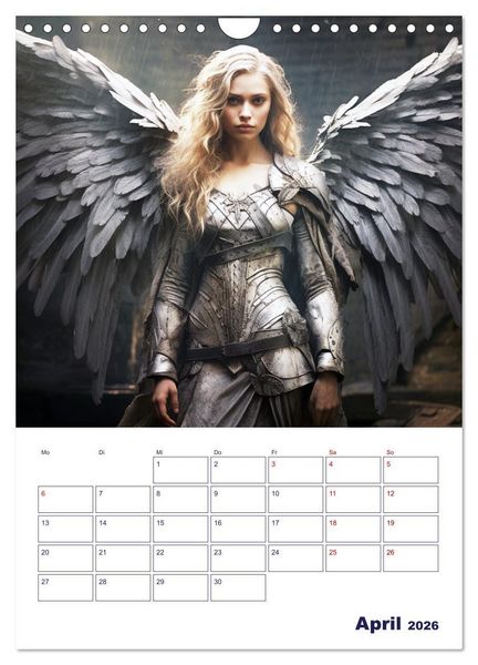 Produktbild: Die reine Sch&ouml;nheit der Engel (Wandkalender 2026 DIN A4 hoch), CALVENDO Monatskalender