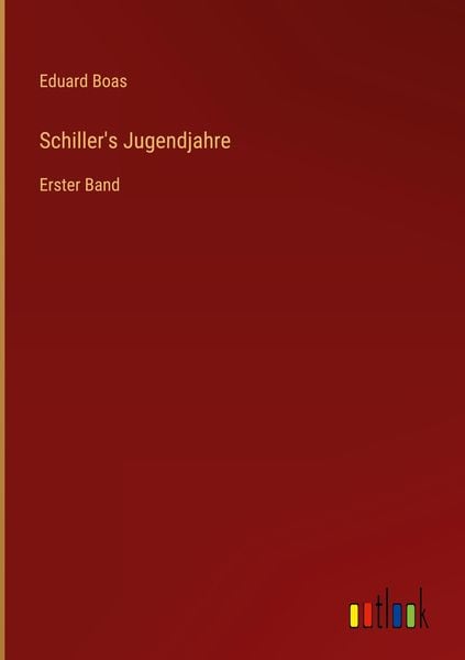 Produktbild: Schiller's Jugendjahre