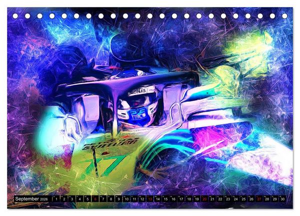 Produktbild: Kimi, Nico, Max and more (Tischkalender 2026 DIN A5 quer), CALVENDO Monatskalender