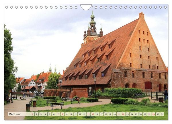 Produktbild: Danzig - Eine Perle Polens (Wandkalender 2026 DIN A4 quer), CALVENDO Monatskalender