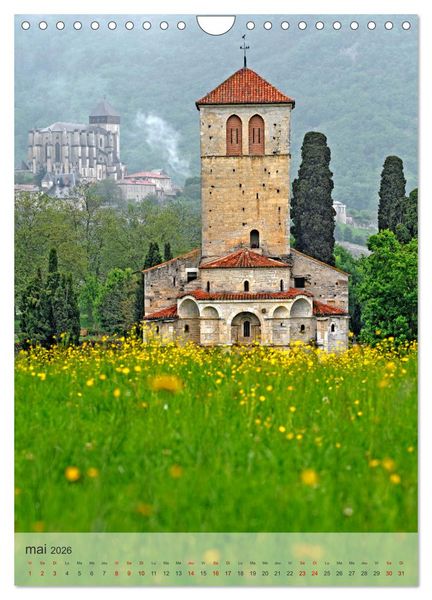 Produktbild: VILLAGES Occitanie (Calendrier mural 2026 DIN A4 horizontal), CALVENDO calendrier mensuel