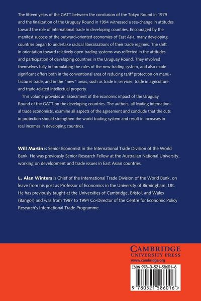 Produktbild: The Uruguay Round and the Developing Countries