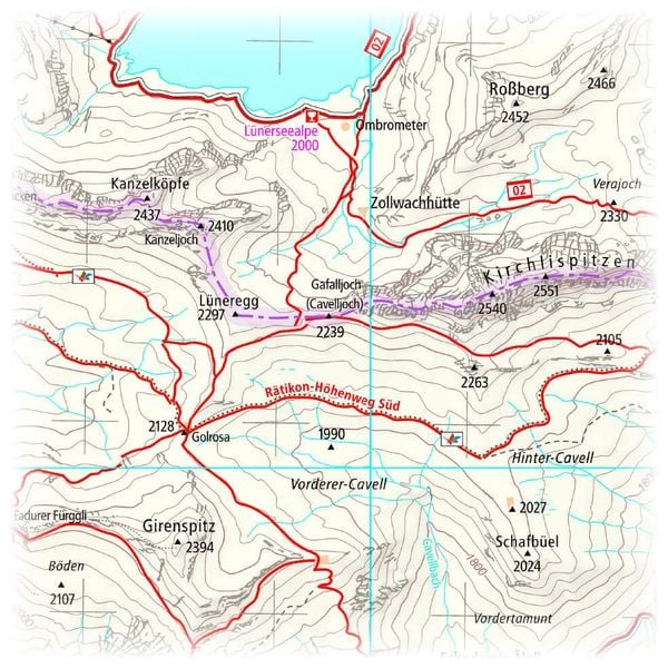 Produktbild: Publicpress Rad- und Wanderkarte Montafon, Klostertal, Brandnertal 1:35.000