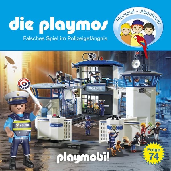 Produktbild: Die Playmos - Das Original Playmobil H&ouml;rspiel, Folge 74: Falsches Spiel im Polizeigef&auml;ngnis