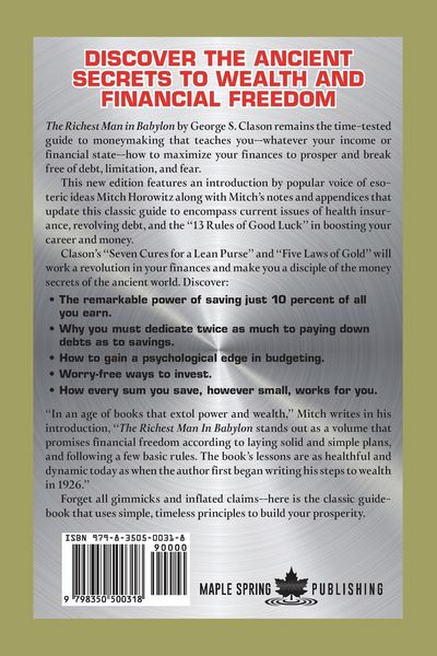 Produktbild: The Richest Man In Babylon