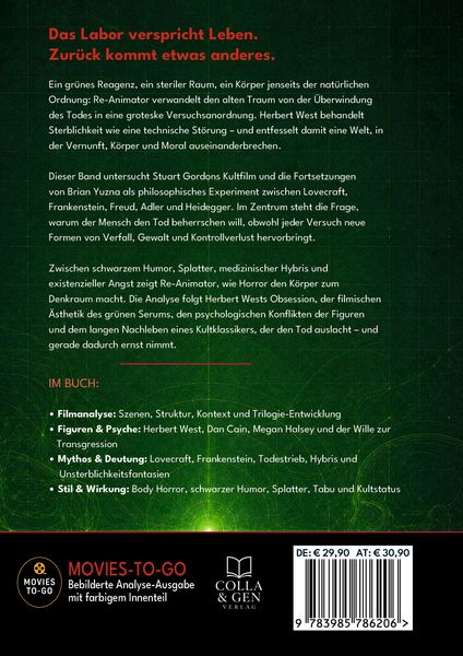 Produktbild: Re-Animator &ndash; Die Philosophie des Todes (Movies To-Go)