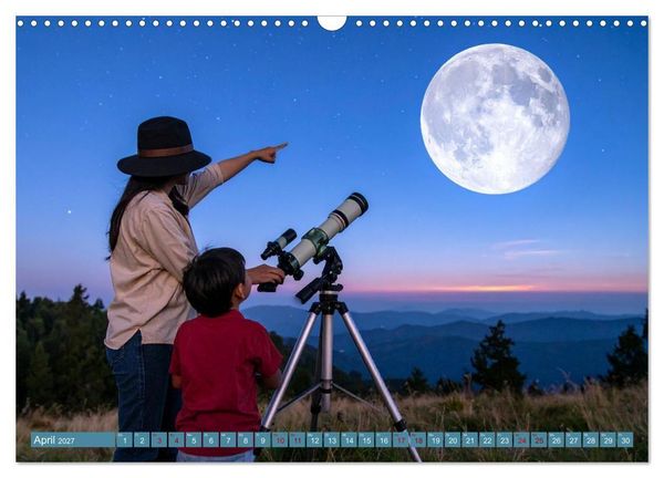 Produktbild: Die Sehnsucht nach den Sternen (Wandkalender 2027 DIN A3 quer), CALVENDO Monatskalender