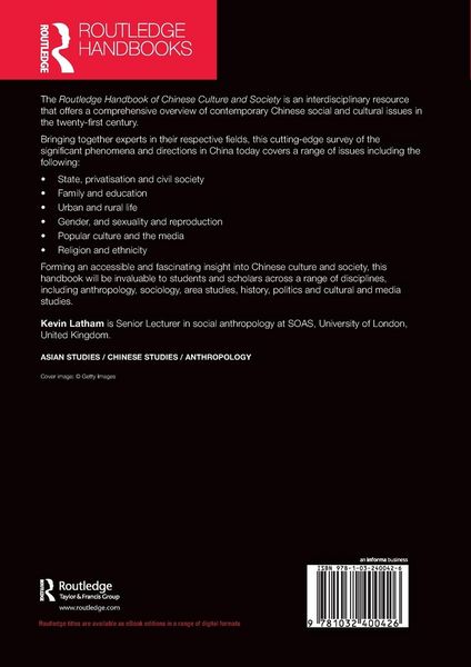Produktbild: Routledge Handbook of Chinese Culture and Society