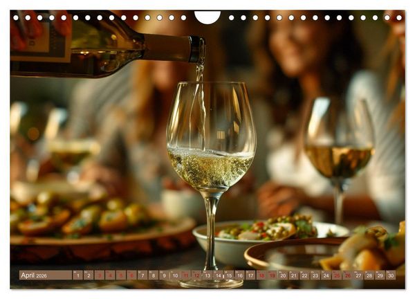 Produktbild: Wein begeistert (Wandkalender 2026 DIN A4 quer), CALVENDO Monatskalender