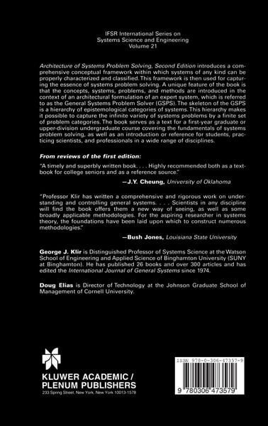 Produktbild: Architecture of Systems Problem Solving