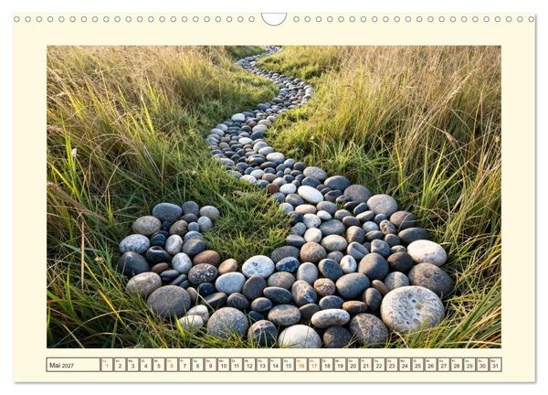 Produktbild: Gestaltete Stille - Wo die Natur zur Skulptur wird (Wandkalender 2027 DIN A3 quer), CALVENDO Monatskalender