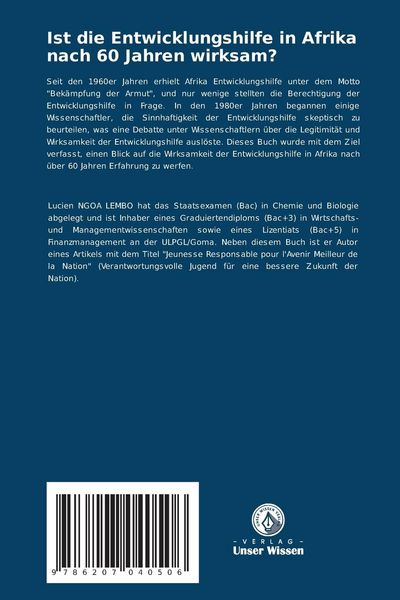 Produktbild: Ist die Entwicklungshilfe in Afrika nach 60 Jahren wirksam?