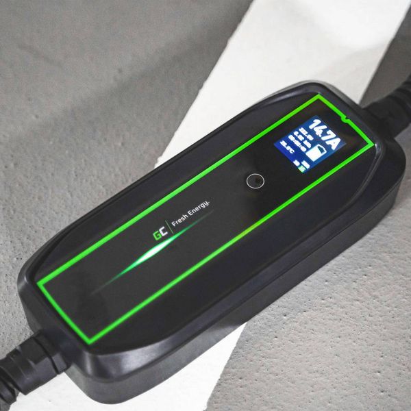 Produktbild: Green Cell EV PowerCable Mobile Ladestation Typ 2 16A Anzahl Anschl&uuml;sse 1 3.6kW