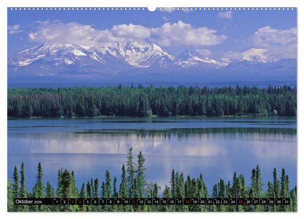 Produktbild: Alaska - Weites Land (Wandkalender 2026 DIN A2 quer), CALVENDO Monatskalender