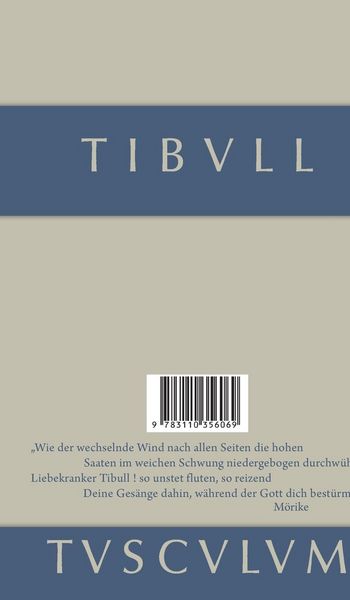Produktbild: Tibull und sein Kreis