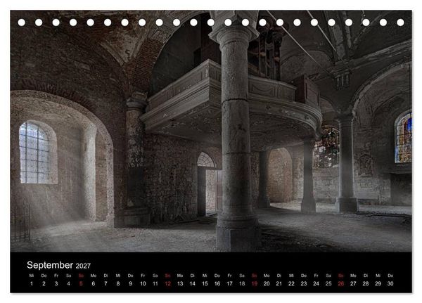 Produktbild: Geheimnisvolle Orte - Lost Places (Tischkalender 2027 DIN A5 quer), CALVENDO Monatskalender
