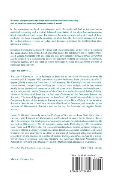 Produktbild: Statistical Computing
