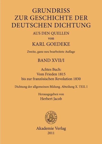 Produktbild: Achtes Buch: Vom Frieden 1815 bis zur franz&ouml;sischen Revolution 1830