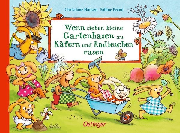 Produktbild: Wenn sieben kleine Gartenhasen zu K&auml;fern und Radieschen rasen