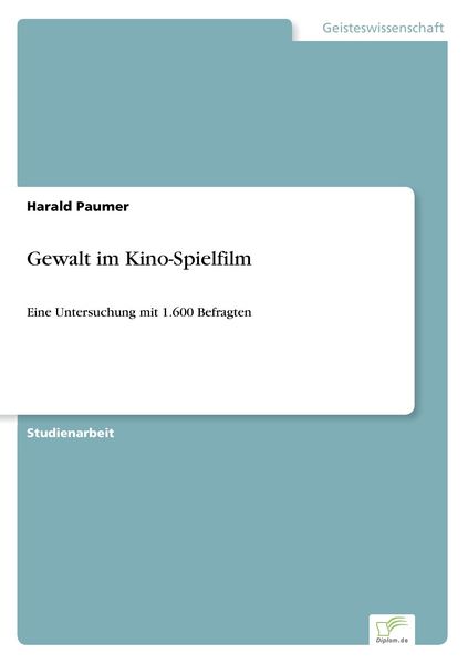Produktbild: Gewalt im Kino-Spielfilm