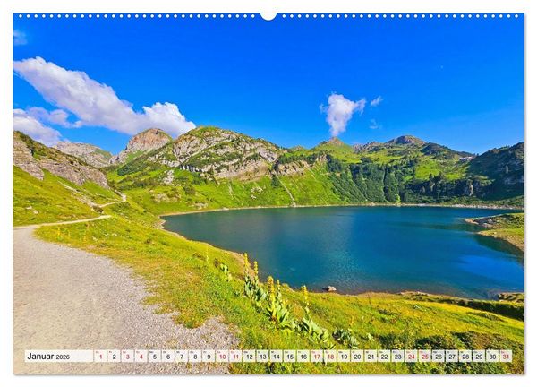 Produktbild: Vom Formarinsee bis Landsberg am Lech - Auf dem Lechradweg (hochwertiger Premium Wandkalender 2026 DIN A2 quer), Kunstdruck in Hochglanz