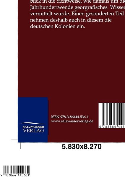 Produktbild: Die Au&szlig;ereurop&auml;ischen Erdteile nebst den deutschen Kolonien