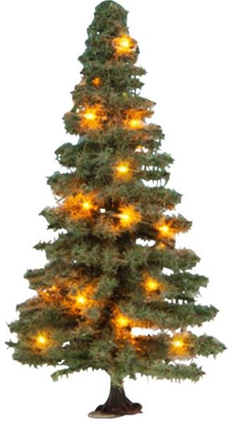 Noch - Beleuchteter Weihnachtsbaum 8 cm