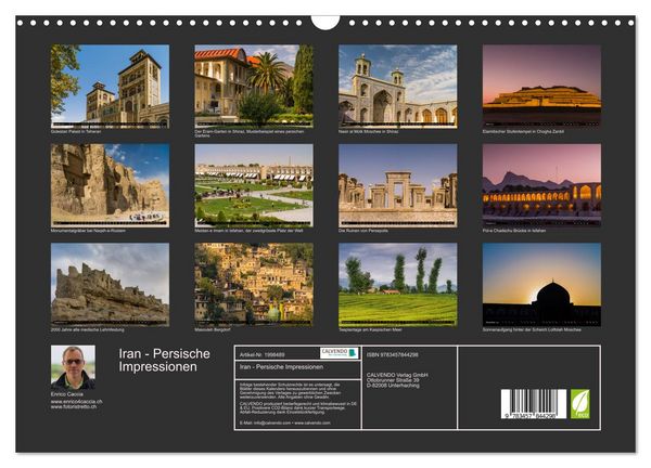 Produktbild: Iran - Persische Impressionen (Wandkalender 2026 DIN A3 quer), CALVENDO Monatskalender
