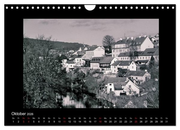 Produktbild: Sch&ouml;nheit an der Moldau - Cesky Krumlov (Wandkalender 2026 DIN A4 quer), CALVENDO Monatskalender