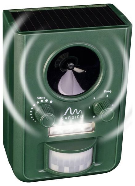 Produktbild: Gardigo Tiervertreiber Funktionsart Multifrequenz, LED-Licht, Solar 1St.