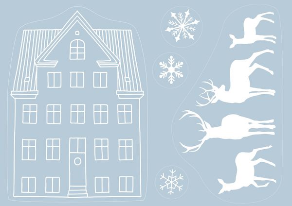 Produktbild: Fensterbild-Set Winterzeit