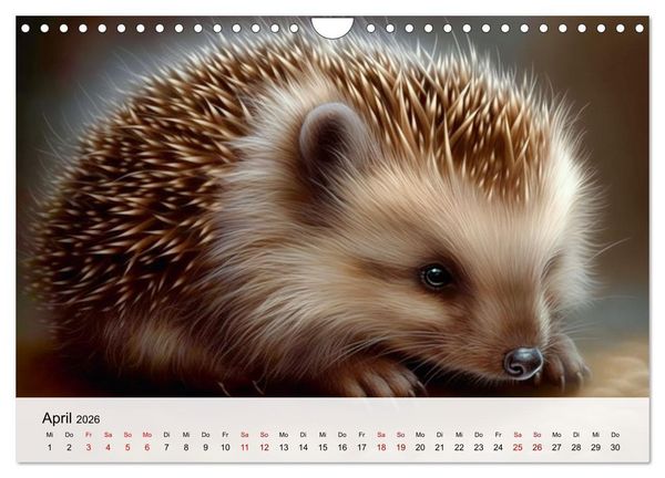 Produktbild: Zauberhafte Fluffies (Wandkalender 2026 DIN A4 quer), CALVENDO Monatskalender