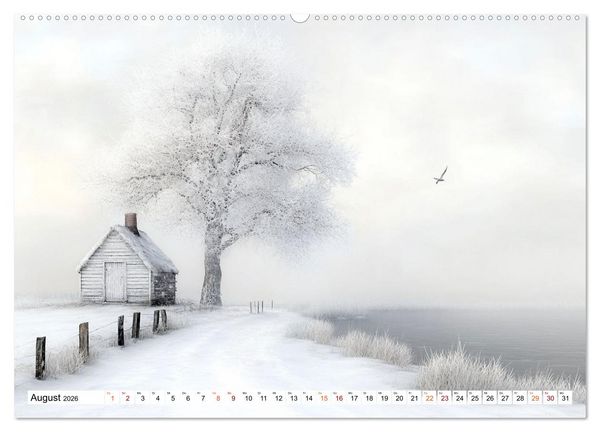 Produktbild: Wintertr&auml;ume &ndash; Zauberhafte Landschaften (hochwertiger Premium Wandkalender 2026 DIN A2 quer), Kunstdruck in Hochglanz