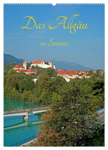 Produktbild: Das Allg&auml;u im Sommer (Wandkalender 2027 DIN A2 hoch), CALVENDO Monatskalender